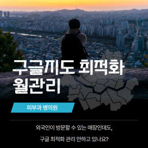 우강마케팅 전체 구글 지도 SEO 최적화 월관리[피부과]